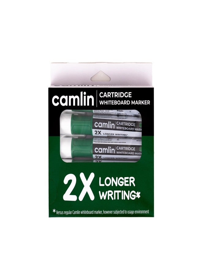 Camlin Cartridge White Board Marker pack of 5 - Green - Image 1